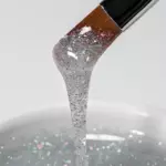 Моделирующий УФ-гель светоотражающий BUILDER UV GEL MILK DIAMOND, 15г №9871 — изображение 2