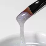 Моделирующий УФ-гель светоотражающий BUILDER UV GEL MILK DIAMOND, 15г №9873 — изображение 2
